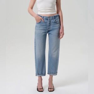 Citizens of Humanity Dahlia Jeans Bow Leg Baby Roll Size 28